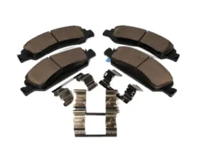 AC Delco Front Disc Brake Pad Set with Clips