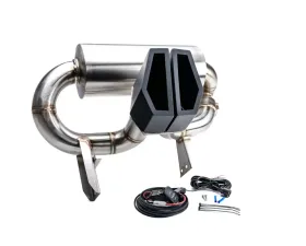 Agency Power Valvetronic Exhaust System Black Tips Can-Am Maverick X3 Turbo 2017-2023