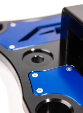 Agency Power Blue Billet Radius Rod Plate w/ D-Ring Can-Am Maverick X3 2017-2025                                     - AP-BRP-X3-250-BLU - Image 3
