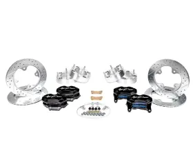 Agency Power Big Brake Kit Front and Rear Black Polaris RZR Turbo