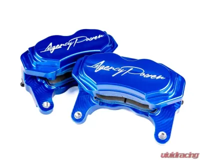 Agency Power Big Brake Kit Front and Rear Blue Ice Polaris RZR Turbo - AP-RZR-460-BLU