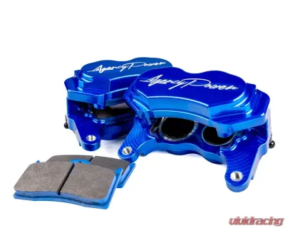 Agency Power Big Brake Kit Front and Rear Blue Ice Polaris RZR Turbo - AP-RZR-460-BLU