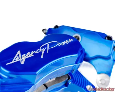 Agency Power Big Brake Kit Front and Rear Blue Ice Polaris RZR Turbo - AP-RZR-460-BLU