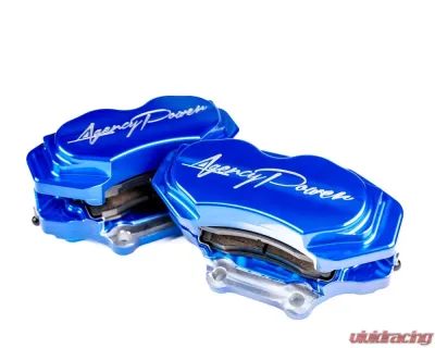 Agency Power Big Brake Kit Front and Rear Blue Ice Polaris RZR Turbo - AP-RZR-460-BLU