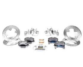 Agency Power Big Brake Kit Front and Rear Graphite Gray Polaris RZR Turbo