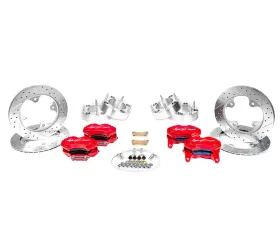 Agency Power Big Brake Kit Front and Rear Red Polaris RZR Turbo