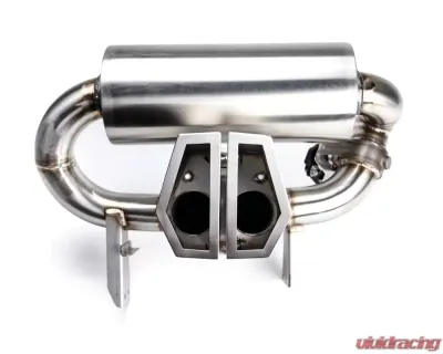 Agency Power Valvetronic Exhaust System Silver Tips Can-Am Maverick X3 Turbo 2017-2025 - AP-BRP-X3-170