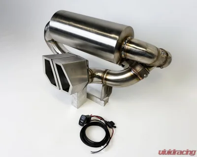 Agency Power 3 inch Turboback Valvetronic Exhaust Stainless Tips Can-Am Maverick X3 Turbo 2017-2023 - AP-BRP-X3-3IN-170KIT