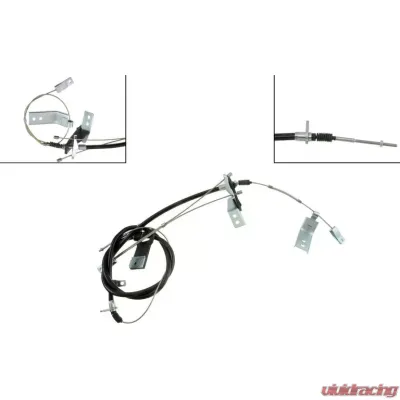 Dorman - First Stop Parking Brake Cable Nissan D21 Rear Left 1986-1992 2.4L 4-Cyl - C660113
