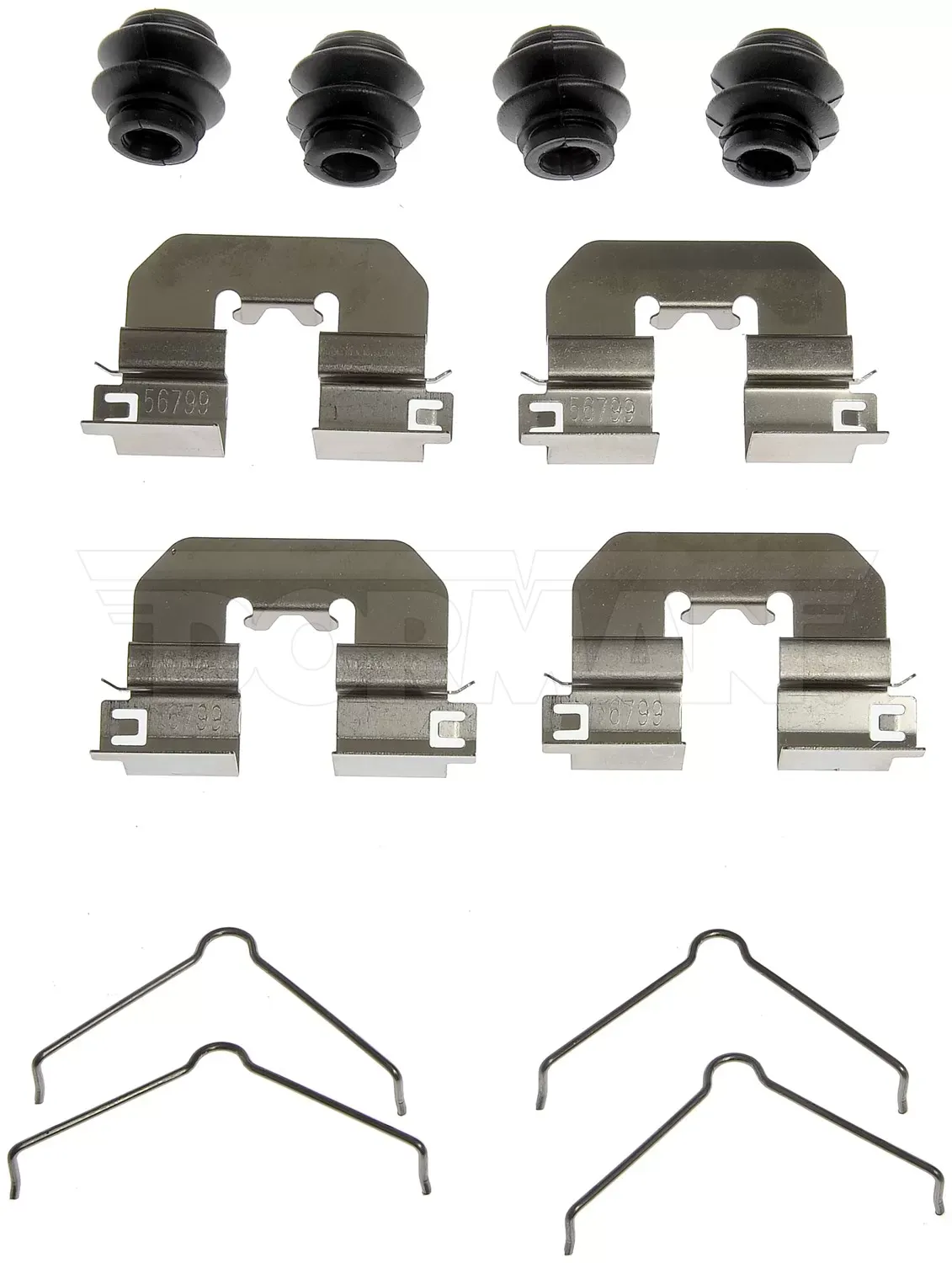Dorman - First Stop Disc Brake Hardware Kit Hyundai Tucson Rear 2016-2017 - HW13811