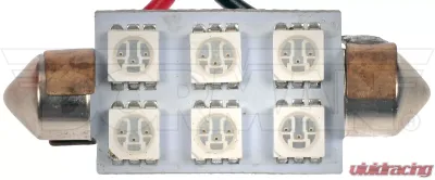 Dorman 212 Amber 5050SMD 6 LED Bulb - 212A-SMD
