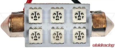 Dorman 212 Red 5050SMD 6 LED Bulb - 212R-SMD