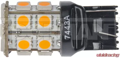 Dorman 7443 Amber 5050SMD 20LED Bulb - 7443A-SMD