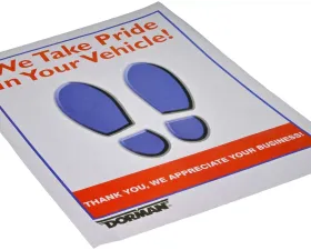 Dorman - Champ 15 In. x 18 In. Paper Disposable Floor Mats