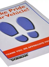 Dorman - Champ 15 In. x 18 In. Paper Disposable Floor Mats                                     - 9-2991 - Image 2