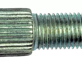 Dorman - Autograde 7/16-20 Serrated Wheel Stud - .570 In. Knurl, 1-3/8 In. Length Front