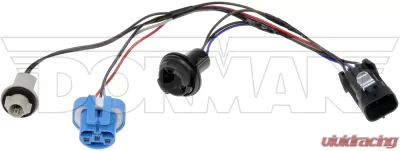 Dorman - TECHoice Wiring Harness With Bulb Sockets For Left Or Right Headlamp Assembly N/A - 645-205