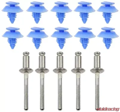 Dorman - Autograde Door Panel Trim Retainer Kit - Ford Front - 702-003