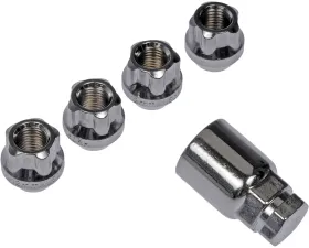 Dorman - Autograde Wheel Nut Lock Chrome Bulge Lock Set M12-1.50 Chevrolet Cobalt 2005-2006