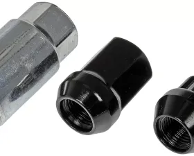 Dorman - Autograde Black Acorn Wheel Nut Lock Set