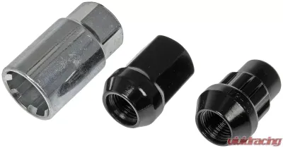 Dorman - Autograde Black Acorn Wheel Nut Lock Set - 713-275A