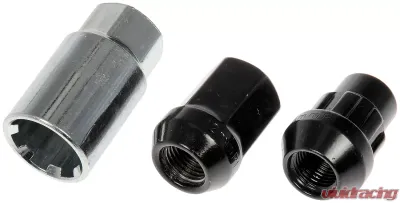 Dorman - Autograde Black Acorn Wheel Nut Lock Set - 713-475A