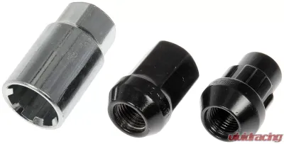 Dorman - Autograde Black Acorn Wheel Nut Lock Set - 713-475A