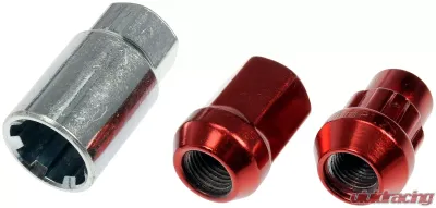 Dorman - Autograde Red Acorn Wheel Nut Lock Set - 713-475E
