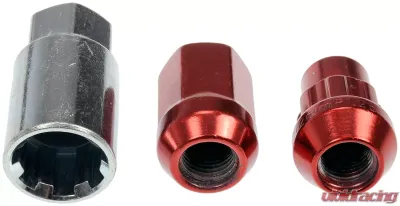 Dorman - Autograde Red Acorn Wheel Nut Lock Set - 713-475E
