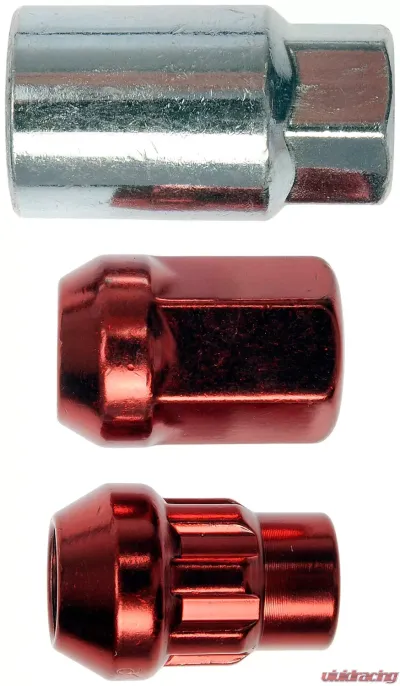 Dorman - Autograde Red Acorn Wheel Nut Lock Set - 713-475E