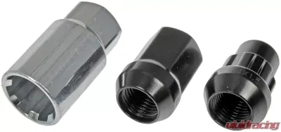 Dorman - Autograde Black Acorn Wheel Nut Lock Set - 713-675A