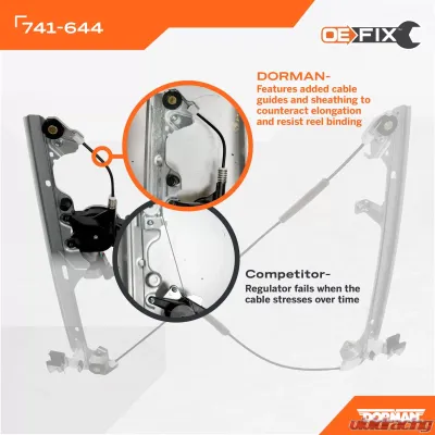 Dorman - OE Solutions Power Window Regulator And Motor Assembly - 741-644