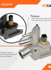 Dorman - OE Solutions Engine Coolant Water Outlet                                     - 902-302HP - Image 7