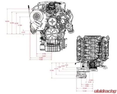 ProCharger H.O. Intercooled Tuner Kit with P-1SC-1 Ford Godzilla engine'swap 7.3 - 1FA600-P1SC1-I