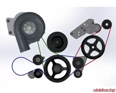 ProCharger High Output with F-1A-94, F-1C or F-1R Passenger Side LSx Reverse Engine Swap Kit - 1GQ400-F1A94/F1C/F1R