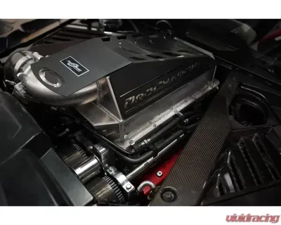 ProCharger Satin Finished Stage II Intercooled Tuner Kit (w/ port injection manifold) with P-1SC-1 Chevrolet Corvette C8 LT2 2020-2024 - 1KC402-SCI