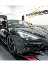 ProCharger Satin Finished Stage II Intercooled Tuner Kit (w/ port injection manifold) with P-1SC-1 Chevrolet Corvette C8 LT2 2020-2024                                     - 1KC402-SCI - Image 2