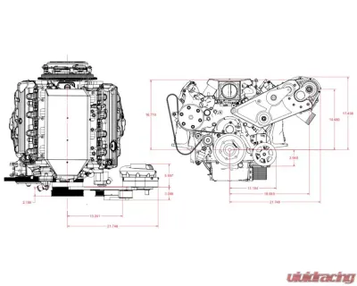 ProCharger High Output with D-1SC LT1/LT4 Engine Swap Serpentine Kits 2014+ - 1LT100-D1SC