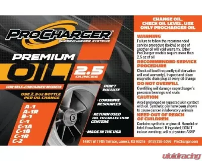 ProCharger Single 2.5 oz Oil - ME001A-002