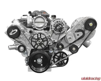 Procharger LS Accessory Drive Kit w/Head Unit Bracket Tensioner 8 Rib Belt - 1LS400-PS