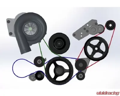 Procharger 6 Rib HO To 8 Rib Stage II Dedicated Drive Corvette C6 - 2GQSU-001-6