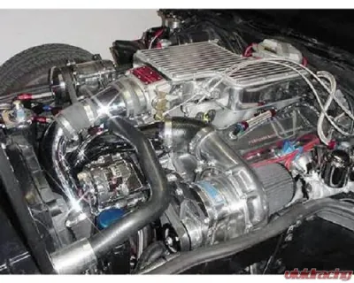 ProCharger High Output Intercooled System w/ D-1 Satin Finish Chevrolet Corvette C4 L98 1985-1991 - 1GB212-D1