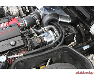 ProCharger High Output Intercooled System w/ P-1SC Satin Finish Chevrolet Corvette C4 LT1 1992-1995 - 1GF211-SCI