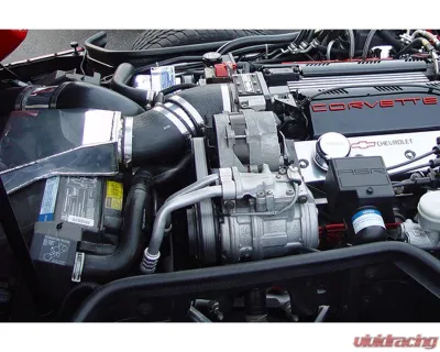 ProCharger High Output Intercooled System w/ P-1SC Satin Finish Chevrolet Corvette C4 LT1 1992-1995 - 1GF211-SCI