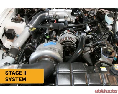 ProCharger Stage II Intercooled System with P-1SC Ford Mustang GT 4.6L 2 Valve 1996-1998 - 1FD212-SCI