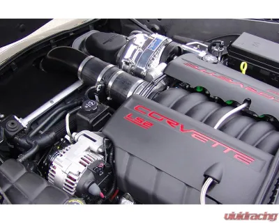 ProCharger H.O. Intercooled System with P-1SC-1 Satin Finish Chevrolet Corvette C6 LS2 2005-2007 - 1GP202-SCI