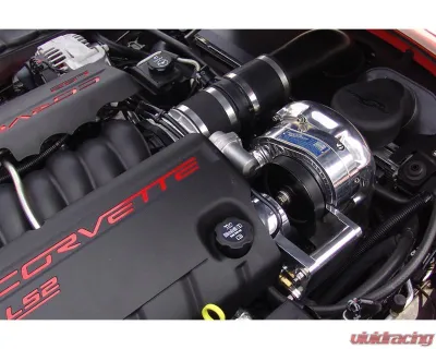 ProCharger H.O. Intercooled System with P-1SC-1 Satin Finish Chevrolet Corvette C6 LS2 2005-2007 - 1GP202-SCI