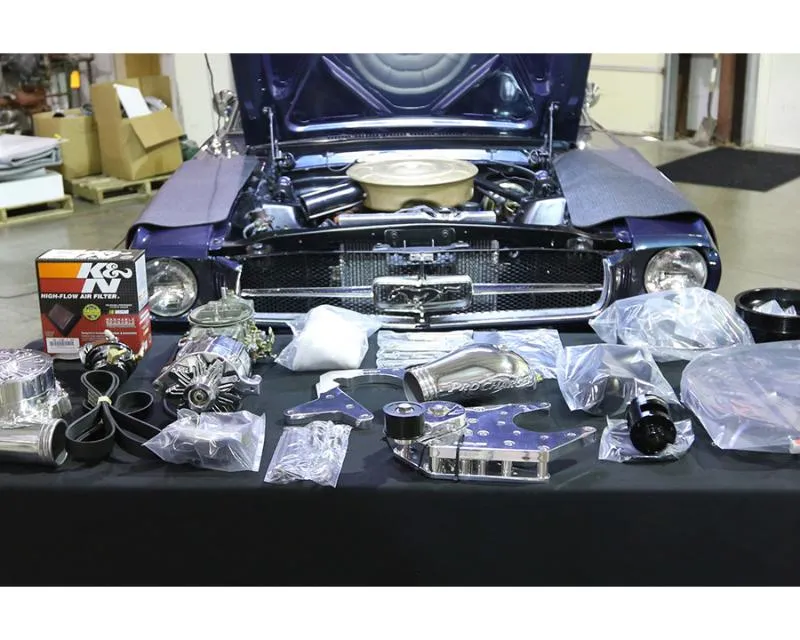 ProCharger H.O. w/ P-1SC 8 Rib Ford Mustang 1964-1966 - 1FX400-P1SC