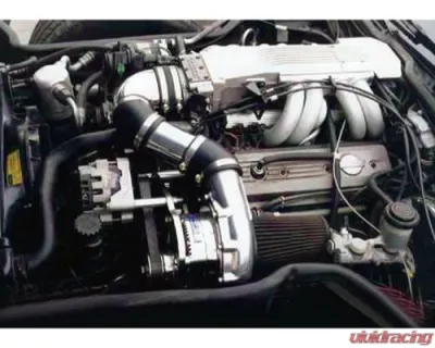 ProCharger High Output Intercooled System w/ D-1 Satin Finish Chevrolet Corvette C4 L98 1985-1991 - 1GB212-D1