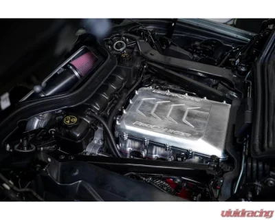 ProCharger Satin Finished H.O. Intercooled System with P-1SC-1 Chevrolet Corvette C8 LT2 2020-2024 - 1KC312-SCI